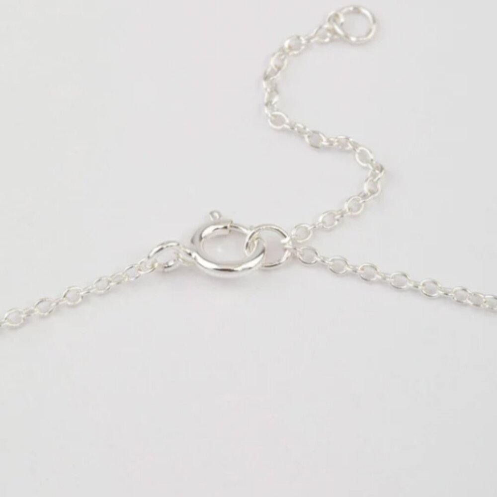 Sterling Silver Cubic Zirconia Emerald Cut Necklace - Picture 6 of 6